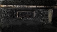 A sump ready for firing, Ayle Colliery.