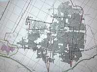 Plan of underground workings at Ayle Colliery.