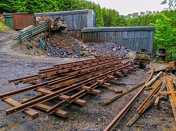 Rails waiting to be used.