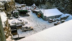 View of the yard at Ayle Colliery.