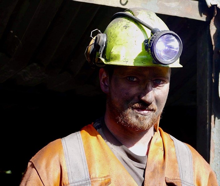 Matty Younger, miner at Ayle Colliery.